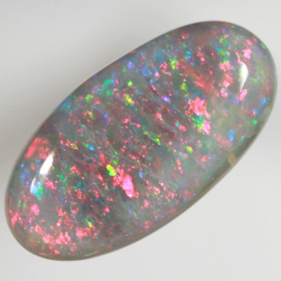 SOLID SEMI BLACK OPAL Bright, sparkly red and greens